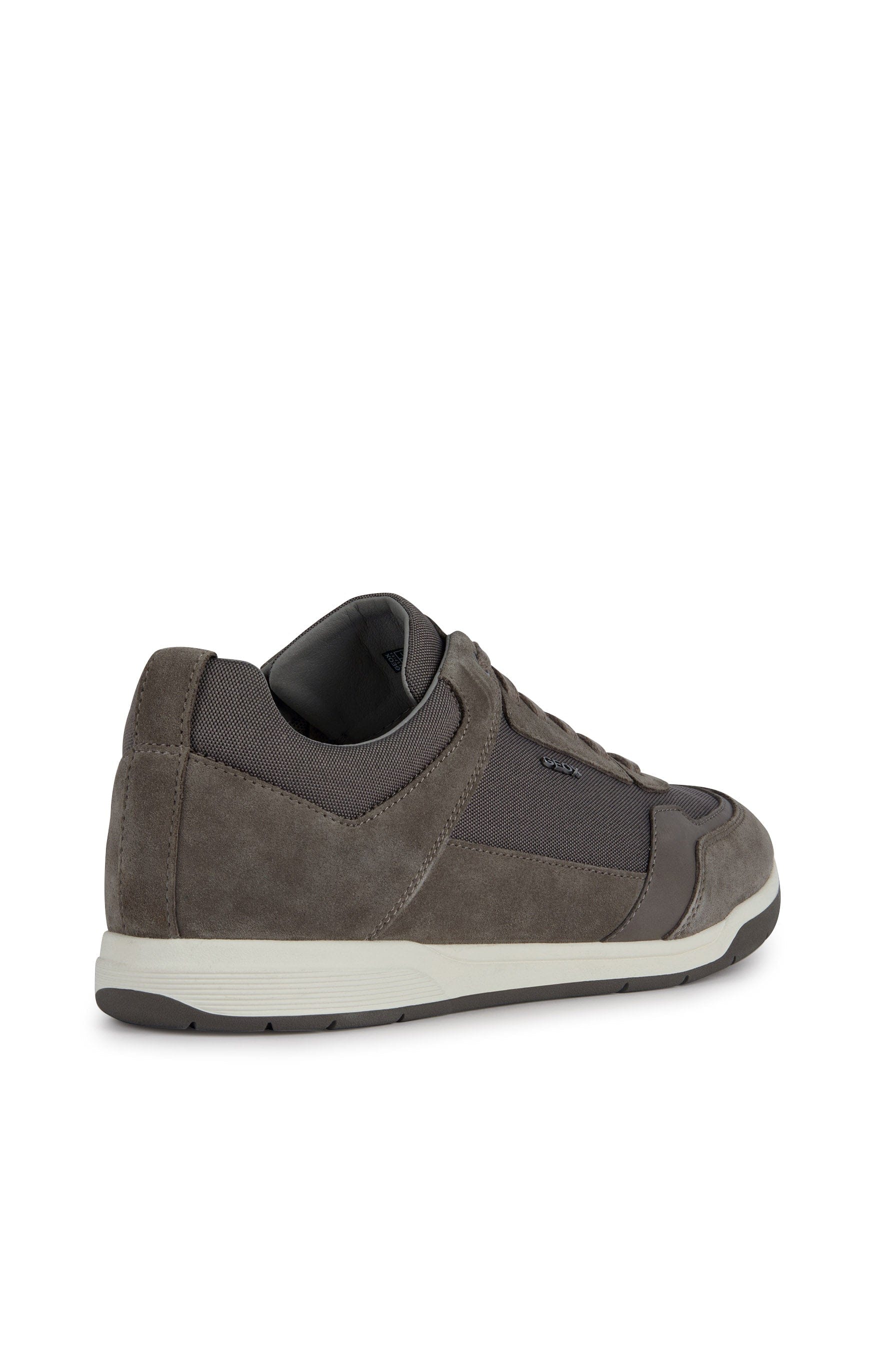 Geox Mens Spherica Ec3 Suede Trainers - Taupe