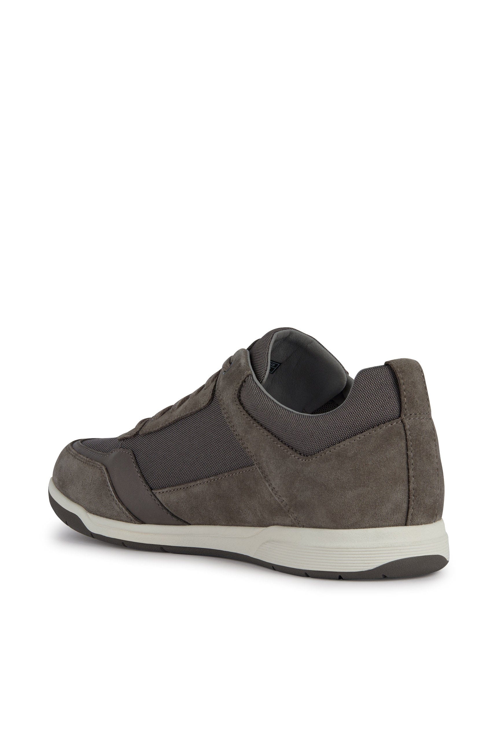 Geox Mens Spherica Ec3 Suede Trainers - Taupe