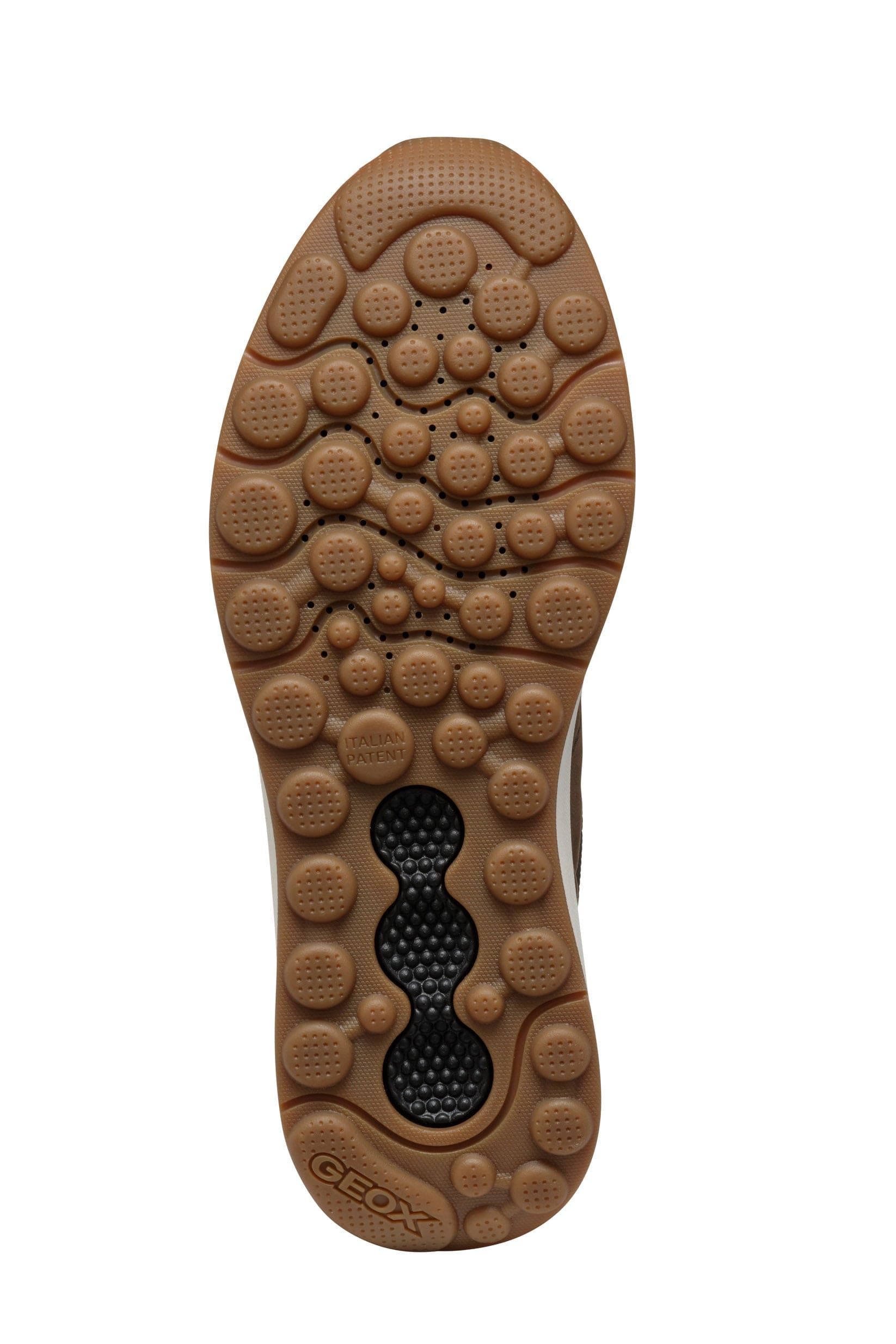 Geox Spherica Actif Waterproof Trainers - Coffee/Black