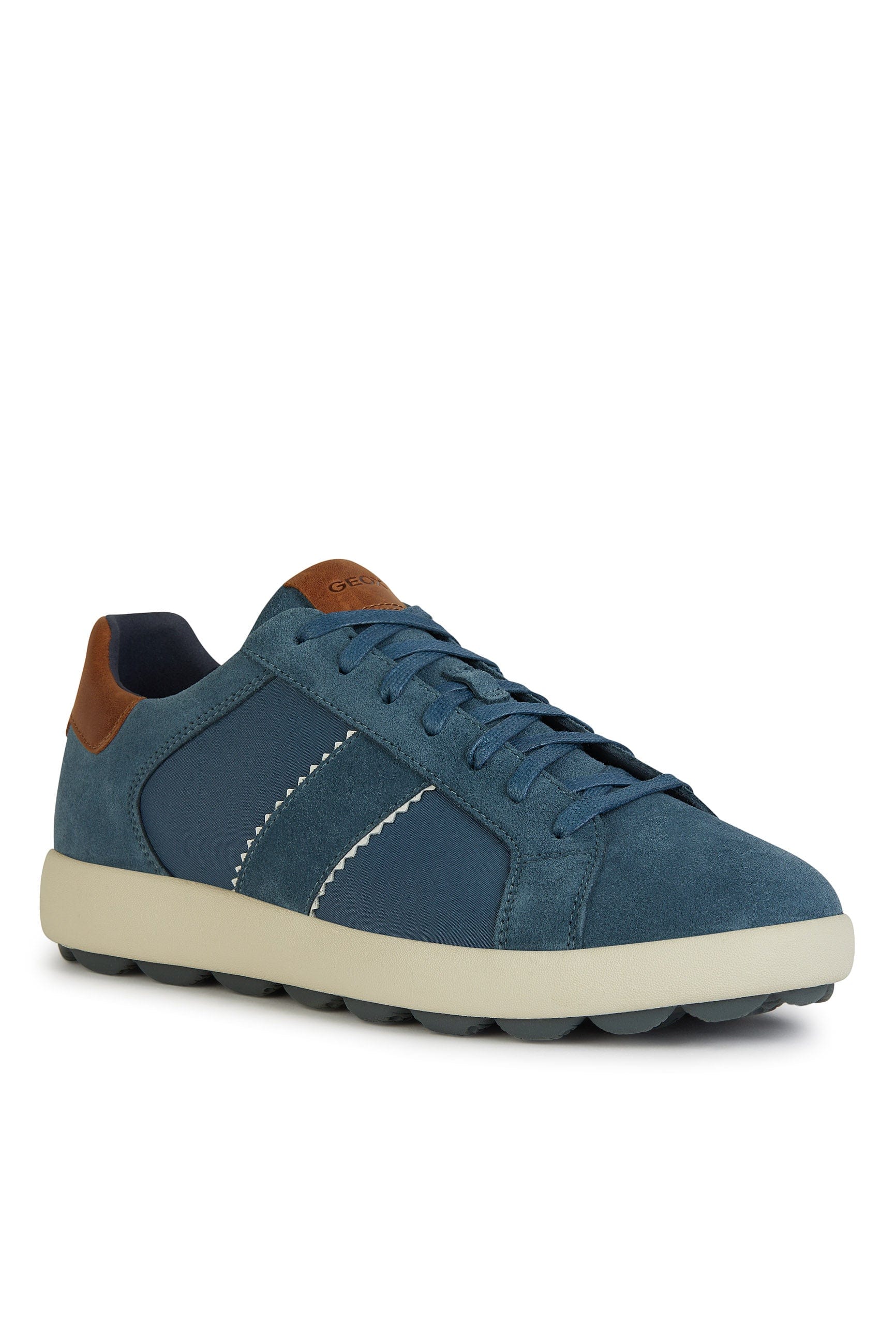 Geox Spherica Ec4  Suede Trainers - Avio