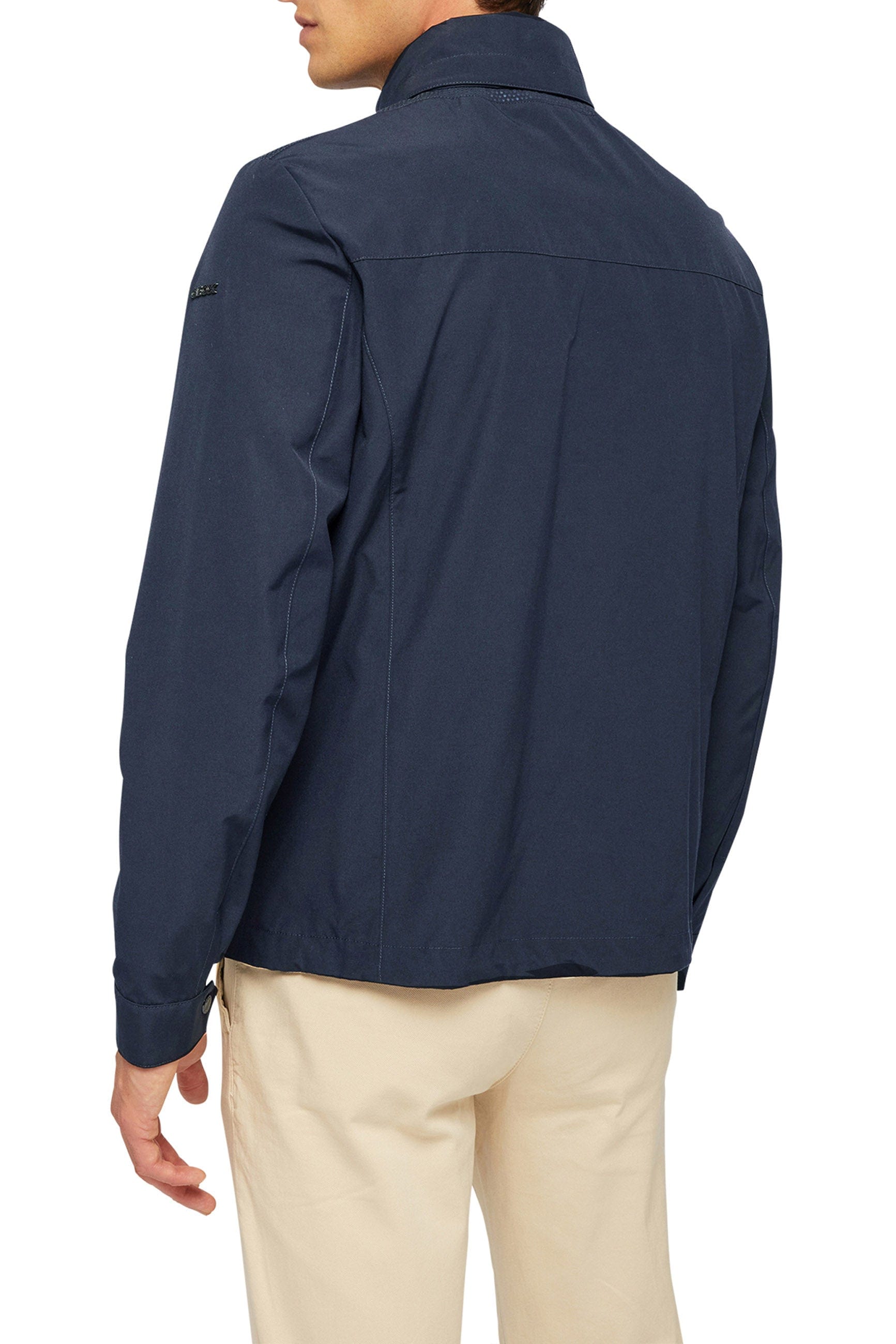 Geox Vincit Cotton Blend Jacket - Sky Captain