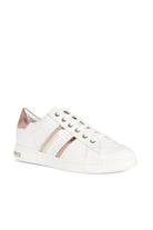 Geox Womens Jaysen Trainers - White/Rose Gold