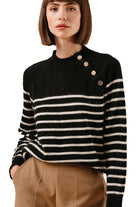 Grace & Mila Louisette Stripe Jumper - Noir