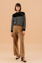 Grace & Mila Louisette Stripe Jumper - Noir