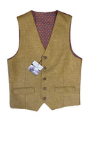 Gurteen Ross Wool Waistcoat - Corn