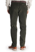 Gurteen Rushmoor Comfort Stretch Corduroy Trousers - Olive