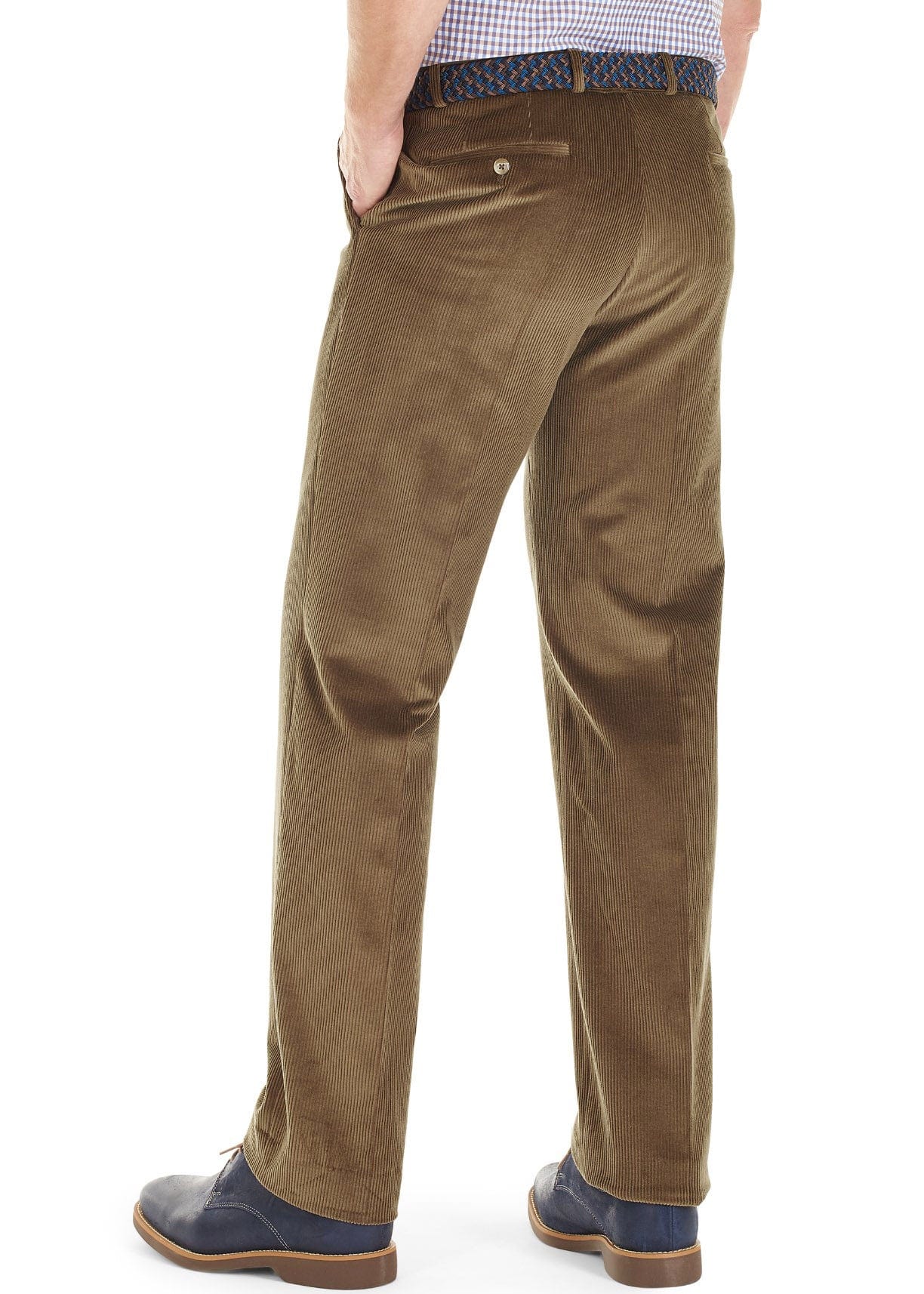 Gurteen Verona Stretch Cord Trousers - Suede