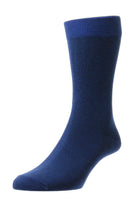 HJ Hall Supersoft Bamboo Plain Socks - French Navy HJ593_FRENCHNAVY_6-11