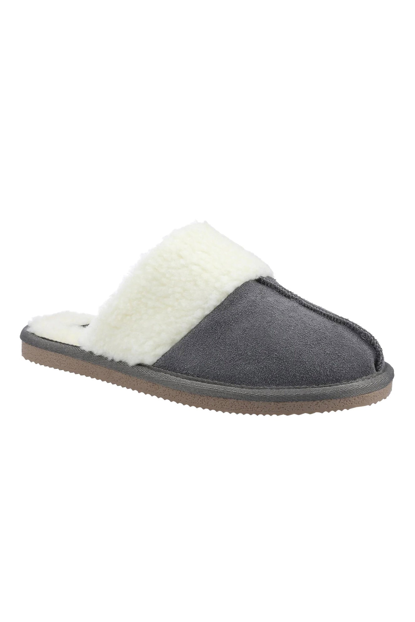 Hush Puppies Arianna Mule Slippers - Grey