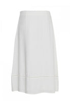 Ichi Fernando A-Line Skirt - Cloud Dancer