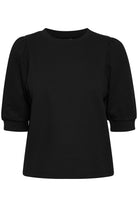 Ichi Yartlet Balloon Sleeve Sweatshirt - Black