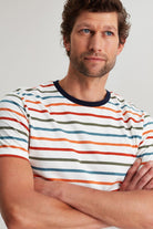 Joules Boathouse Stripe T-Shirt - Cream Multi Stripe