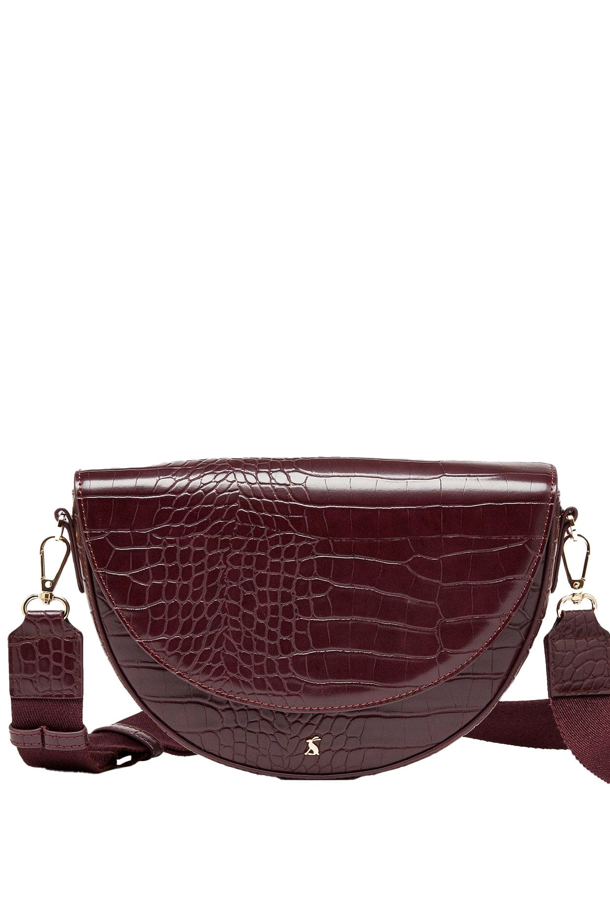 Joules Clara Half Moon PU Bag - Oxblood 222396_OXBLOOD_OS