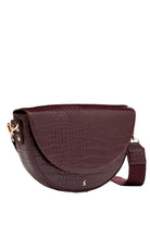 Joules Clara Half Moon PU Bag - Oxblood 222396_OXBLOOD_OS