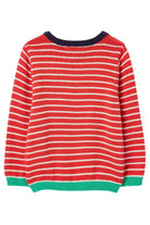 Joules Cracking Festive Knitted Jumper - Pudding Red