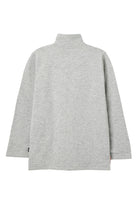 Joules Dale Quarter Zip Sweatshirt - Grey Marl Dino