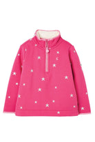 Joules Fairdale Fleece Lined Sweatshirt - Pink Stars