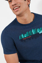 Joules Flynn Graphic T-Shirt - Navy Marl