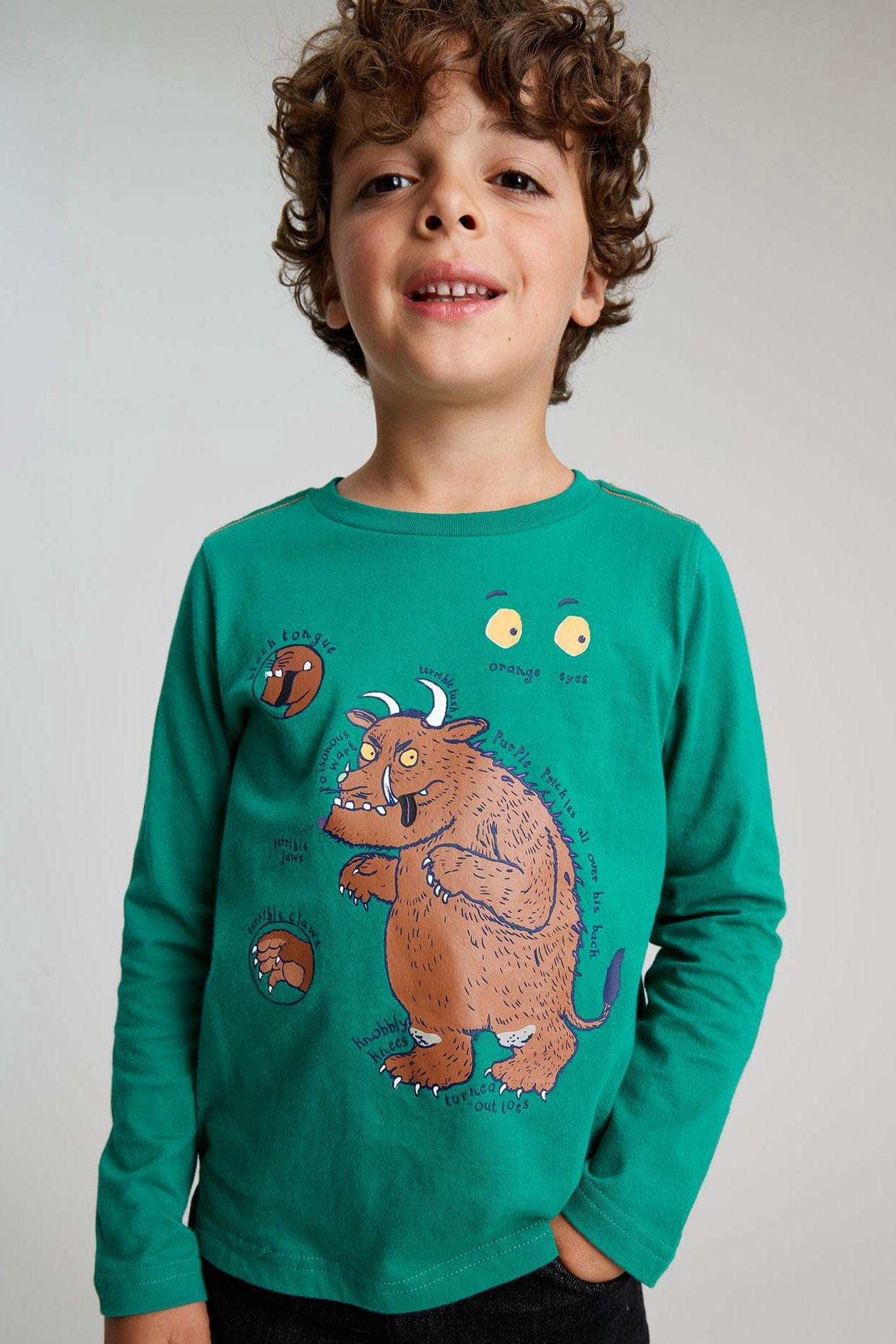 Joules Gruffalo Printed T-Shirt - Herb Green