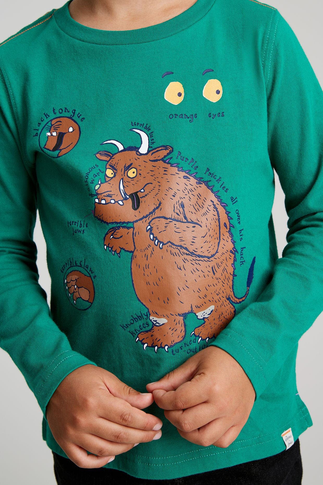 Joules Gruffalo Printed T-Shirt - Herb Green