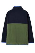 Joules Jaxon Colourblock Fleece - Navy Green