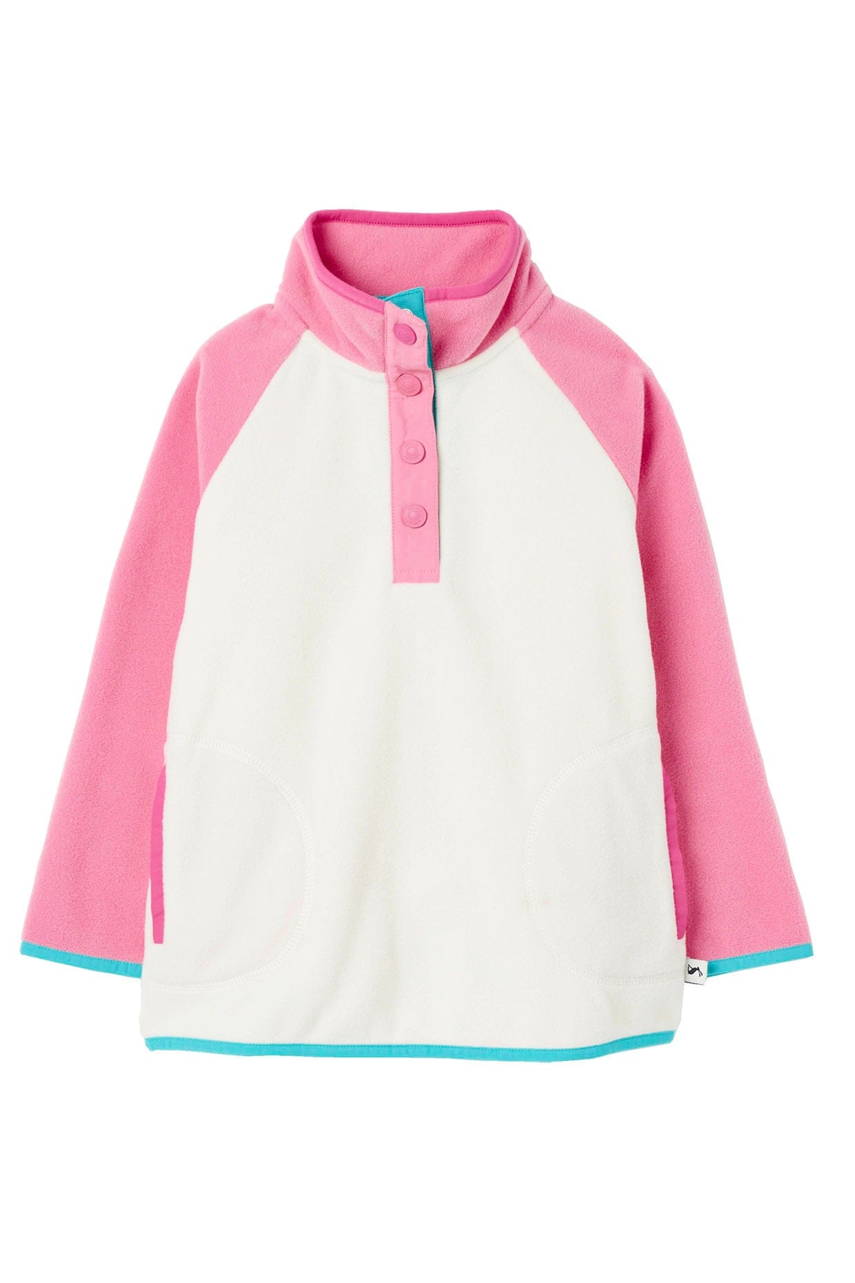 Joules Jaxon Colourblock Fleece - Pink Colour Block