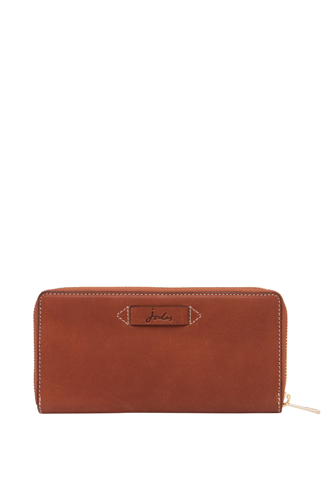 Joules Langton Heritage Leather Purse - Medium Tan 209035_MDMTAN_OS