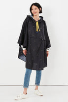 Joules Milport Rain Poncho - Black Bee 218556_BLACKBEE_OS