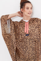 Joules Milport Rain Poncho - Leopard Tan 218556_LEOPTAN_OS