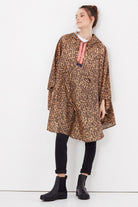 Joules Milport Rain Poncho - Leopard Tan 218556_LEOPTAN_OS