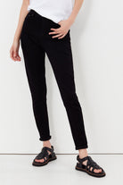 Joules Monroe High Rise Stretch Skinny Jeans - Black