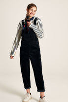 Joules Rampling Needlecord Dungarees - Dark Navy