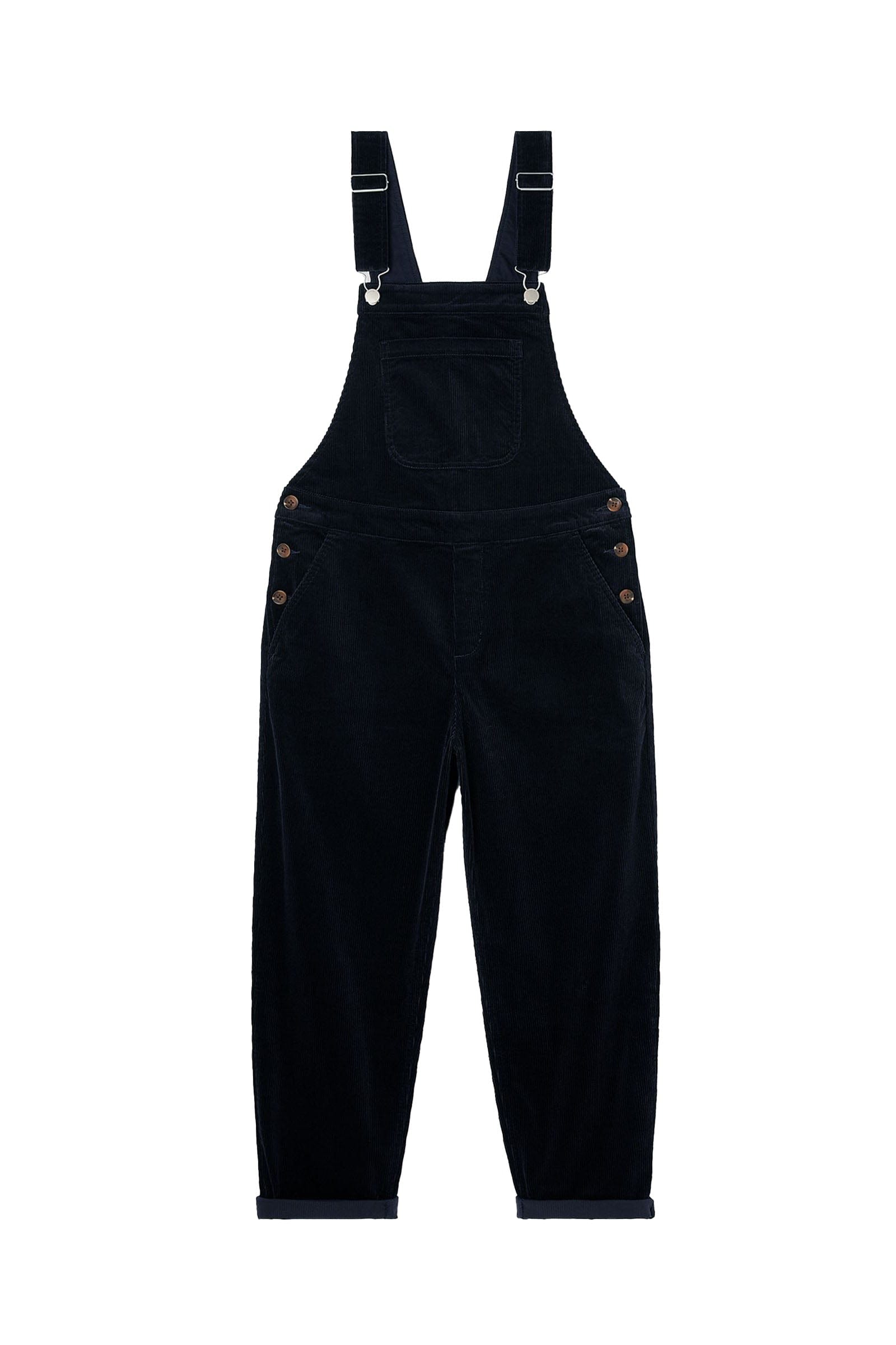 Joules Rampling Needlecord Dungarees - Dark Navy