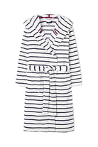 Joules Rita Dressing Gown - Navy Cream Stripe