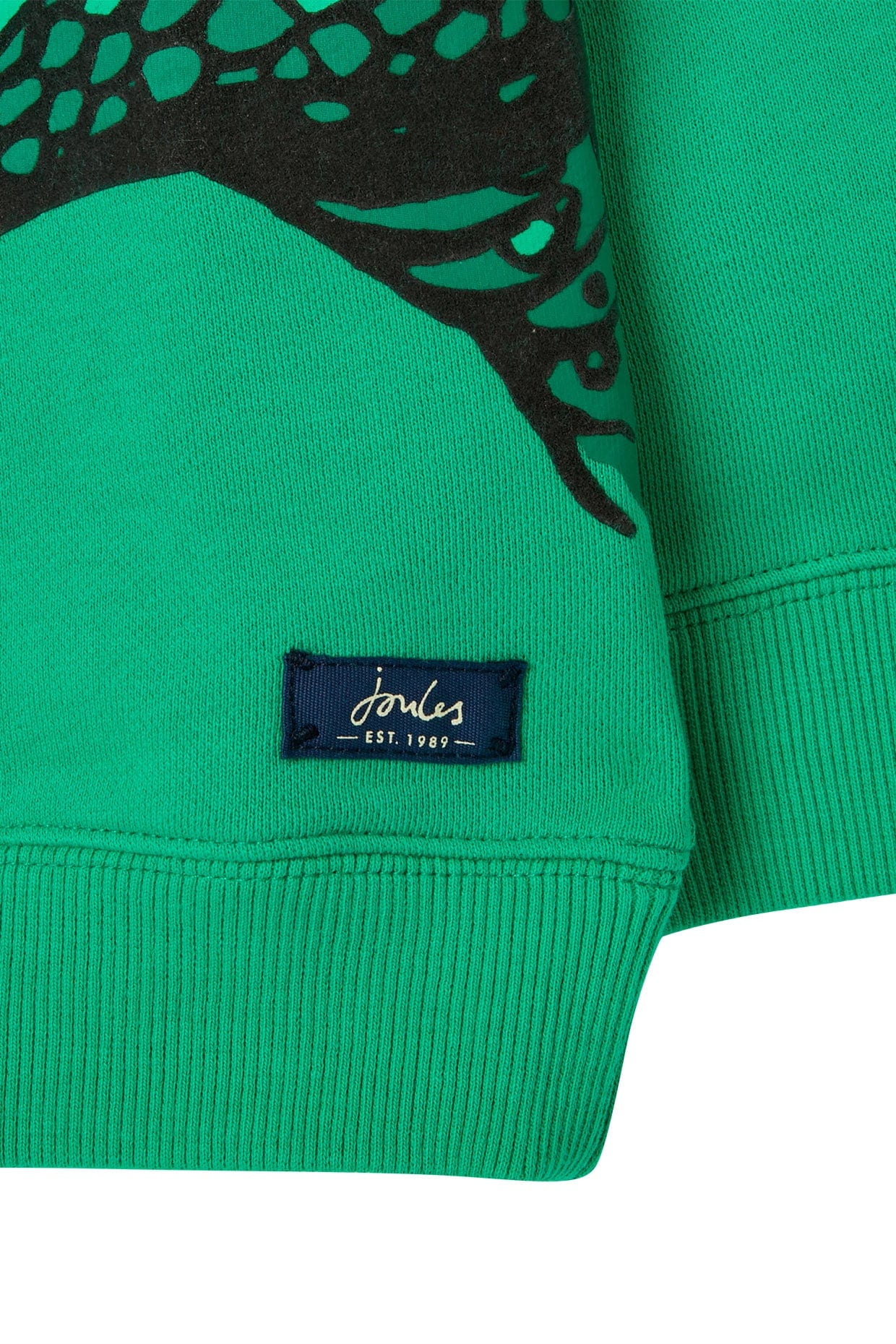 Joules Ventura Crew Neck Sweatshirt - Green Dino