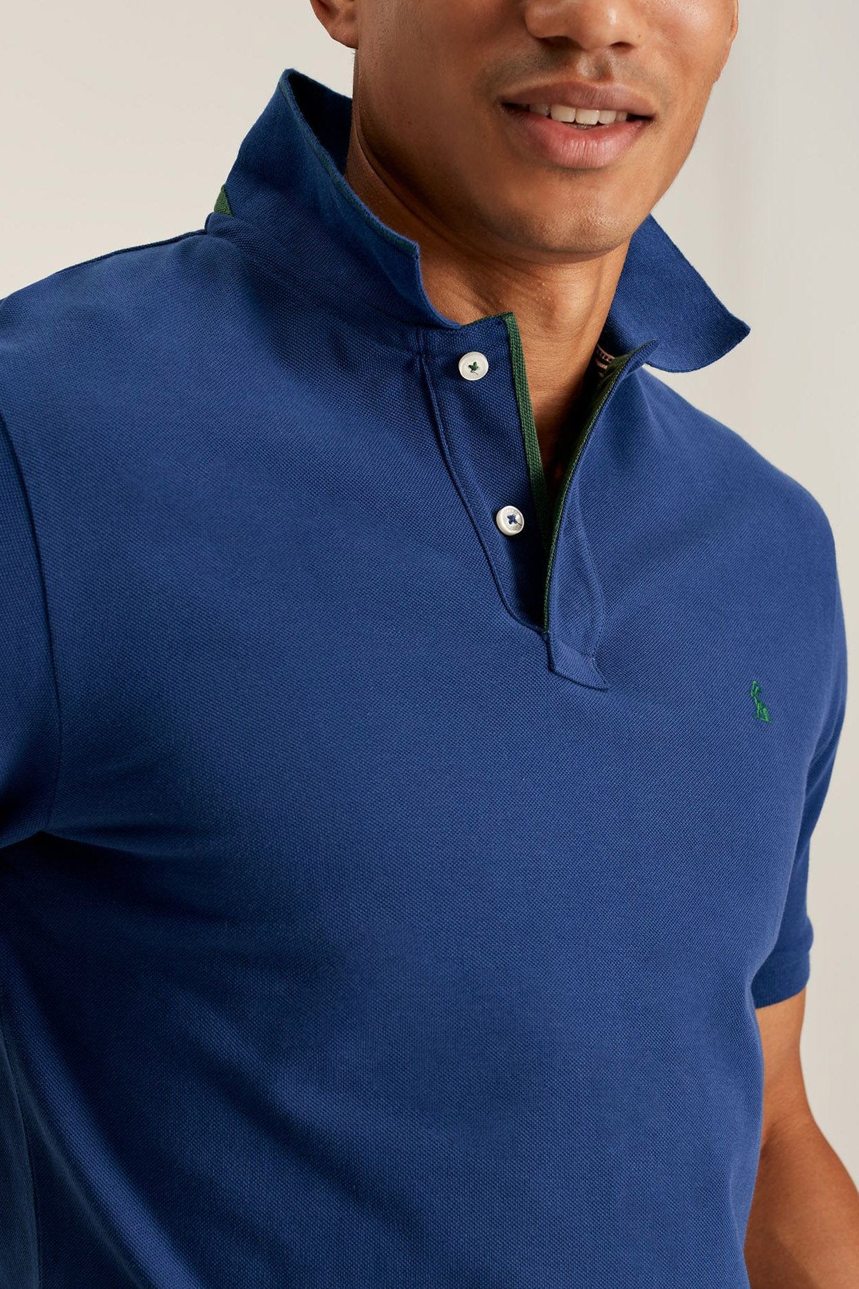 Joules Woody Classic Fit Polo Shirt - Deep Blue