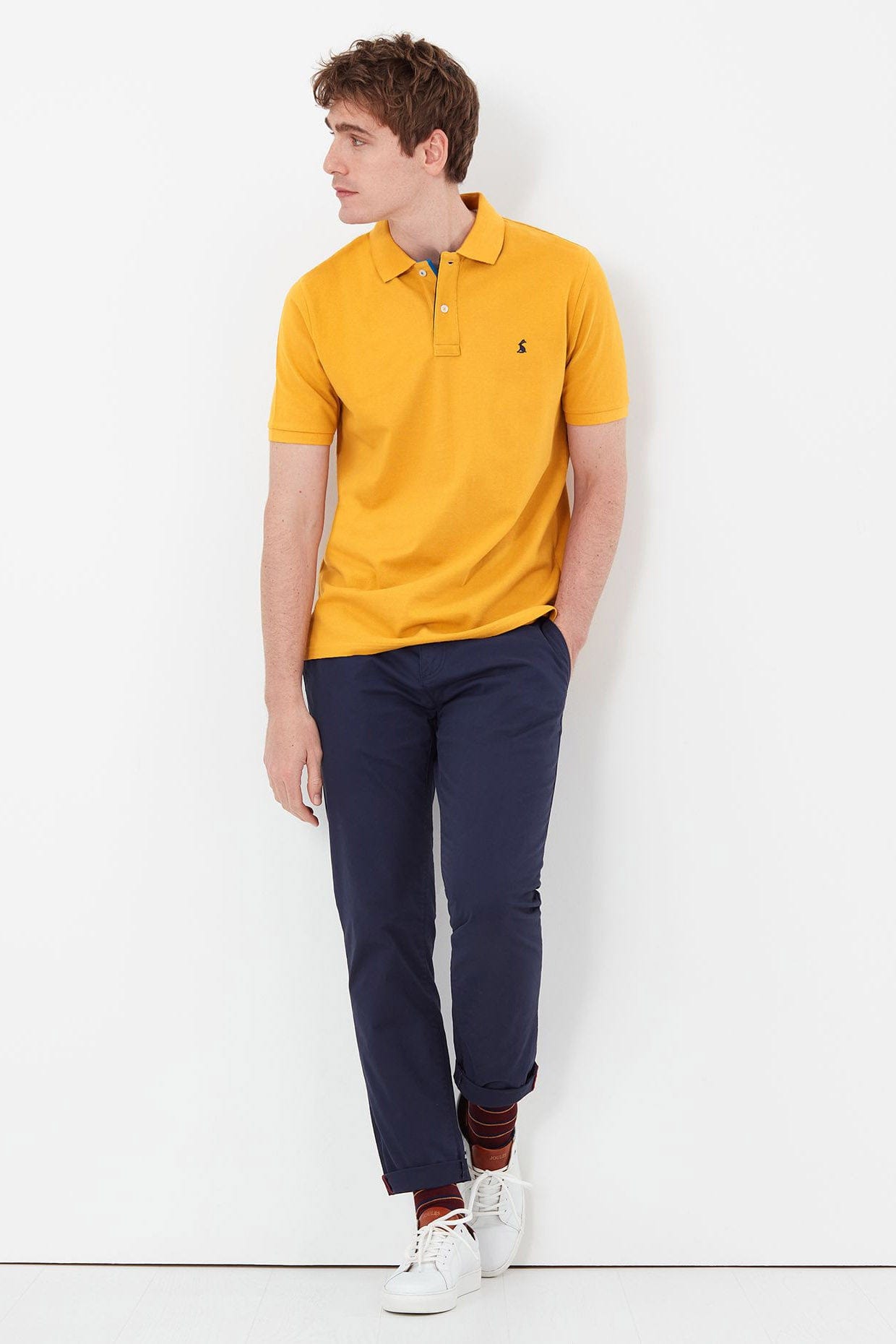 Joules Woody Classic Fit Polo Shirt - Yellow