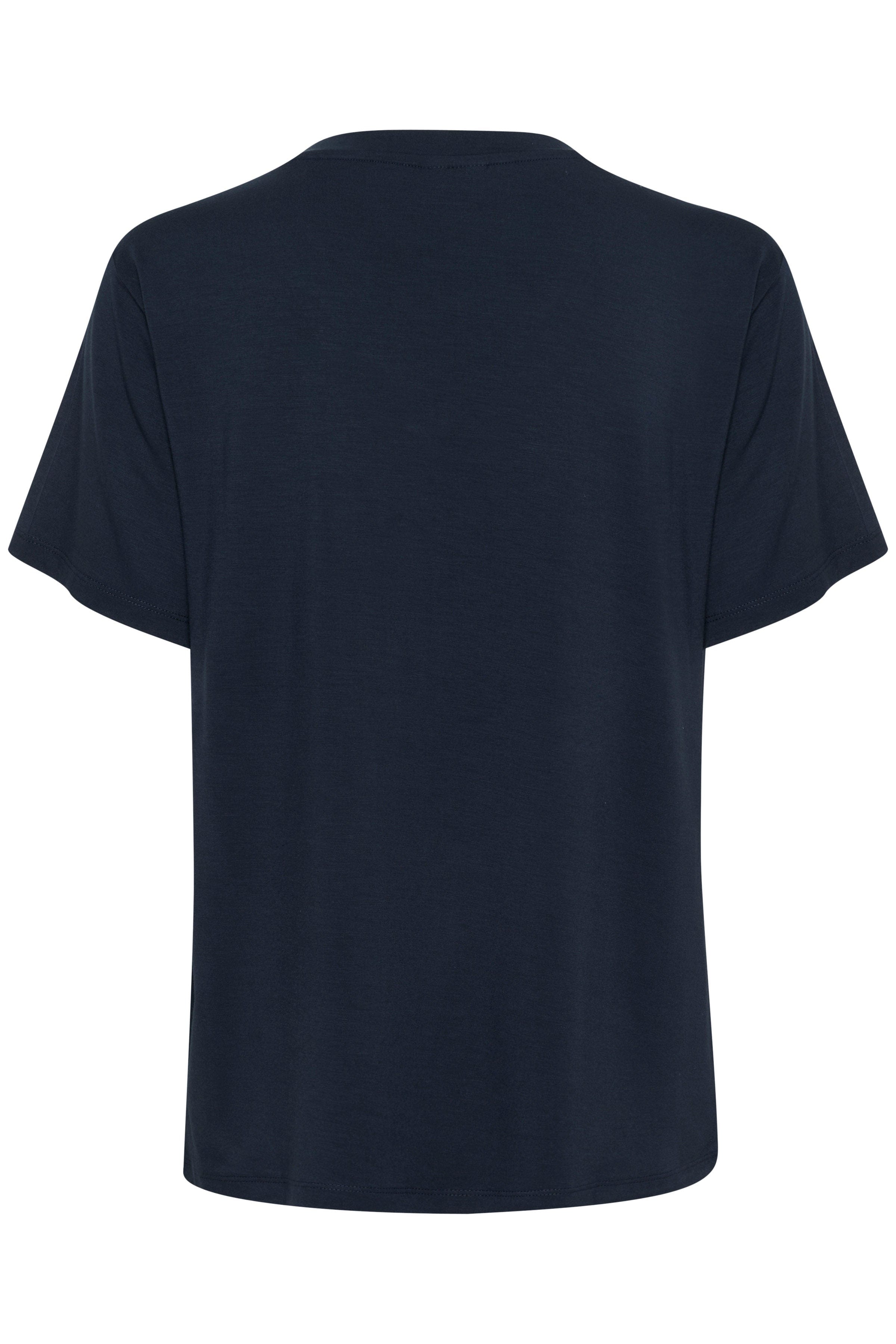 Kaffe Frida V-Neck T-Shirt - Midnight Marine