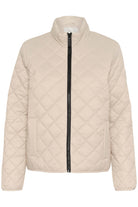 Kaffe Loreen Short Quilted Jacket - Feather Gray