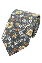 Lloyd Attree & Smith Liberty Moonflower Cotton Tie - Green LIBT87_1_OS