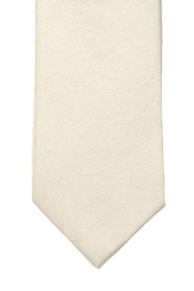 Lloyd Attree & Smith Shantung Tie - Ivory T1867_1_OS