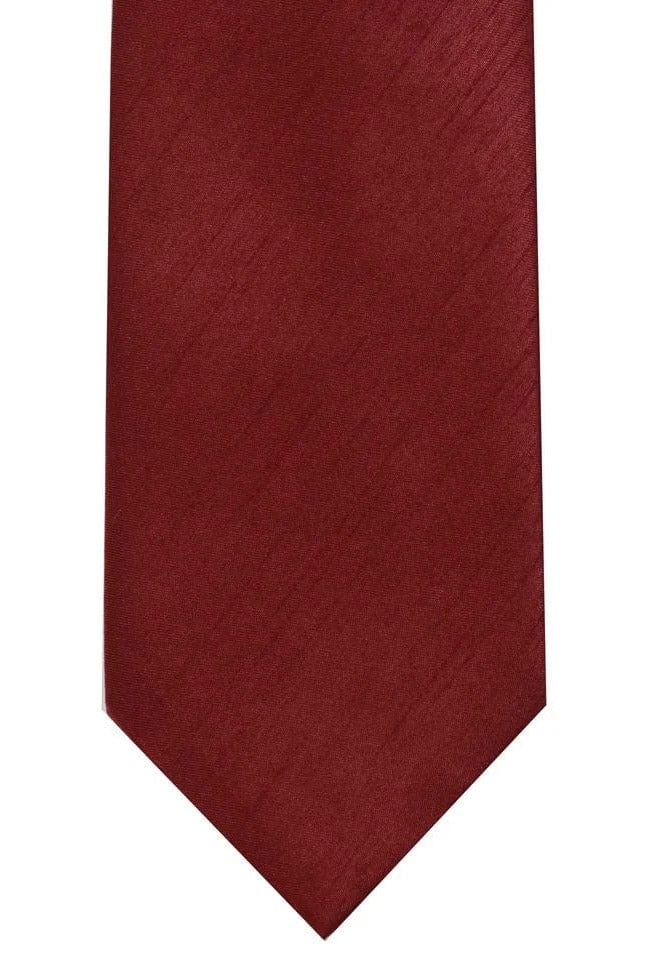 Lloyd Attree & Smith Shantung Tie - Red T1865_3_OS