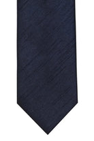 Lloyd Attree & Smith Shantung Wide Tie - Navy T18643_NAVY_OS