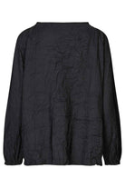 Masai Daiya Crinkle Effect Top - Black