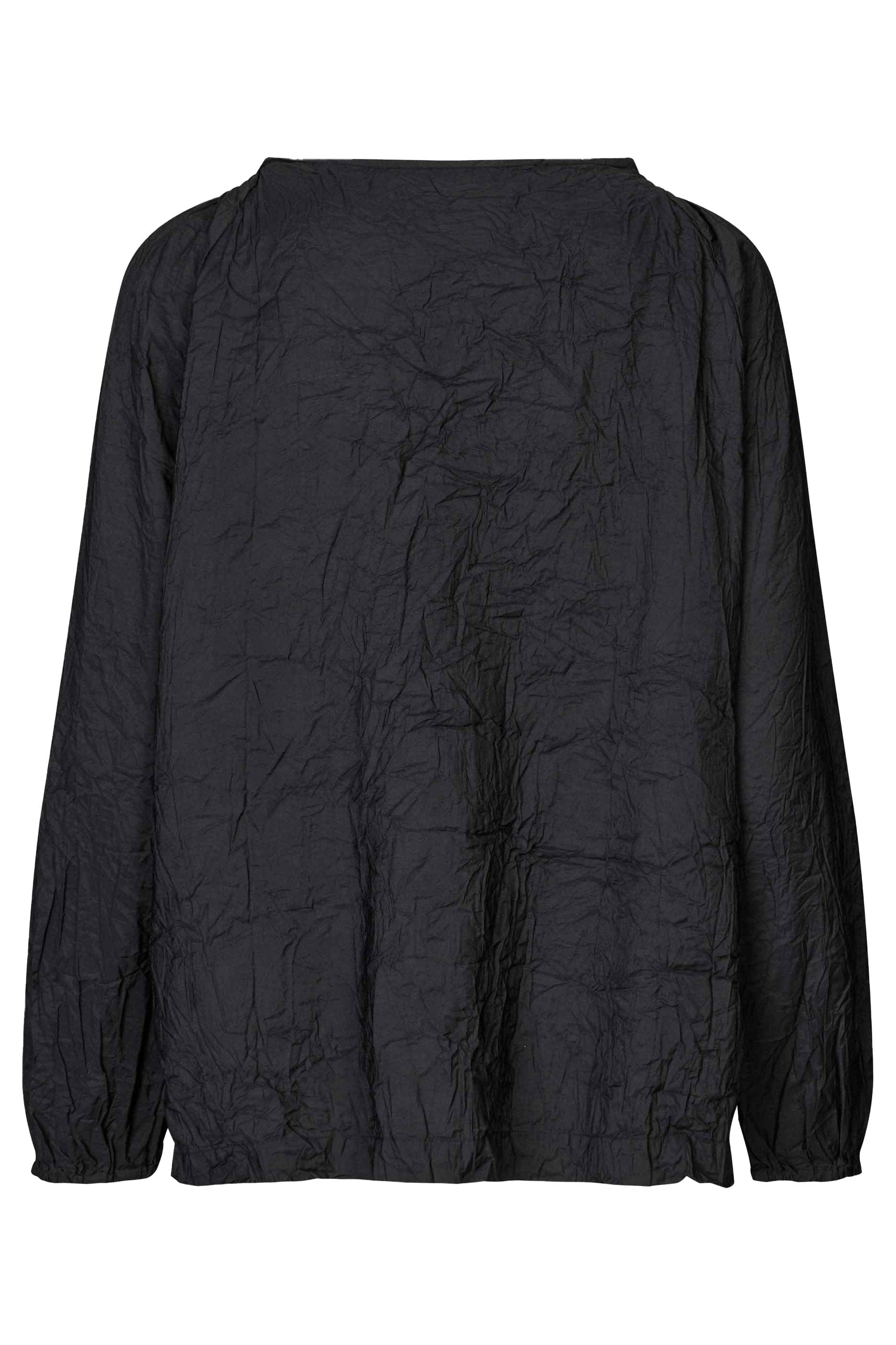 Masai Daiya Crinkle Effect Top - Black