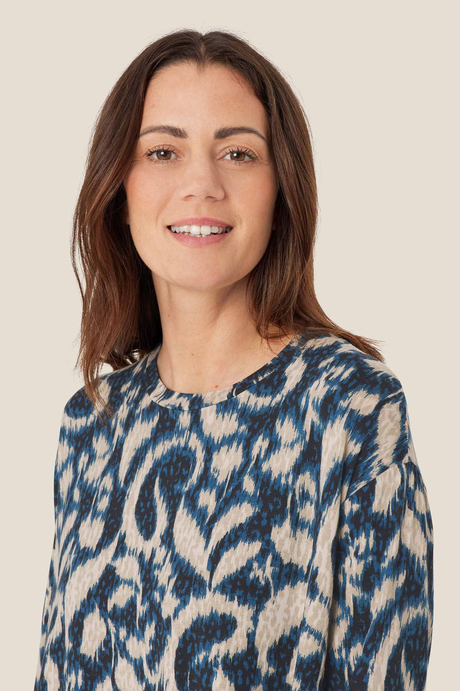 Masai Gael Printed Jersey Tunic - Moonlit Ocean