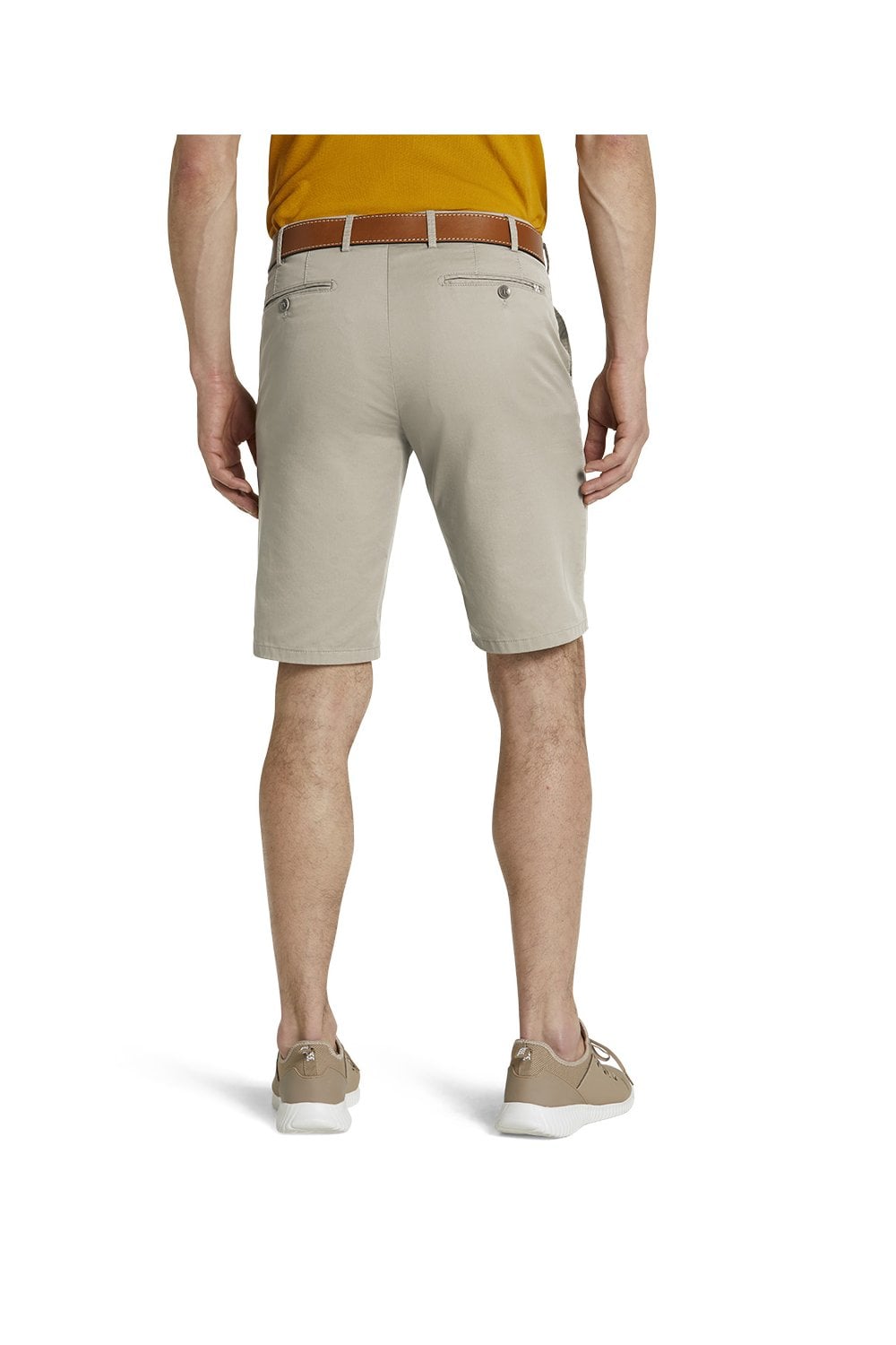 Meyer B-Palma Cotton Stretch Shorts - Stone