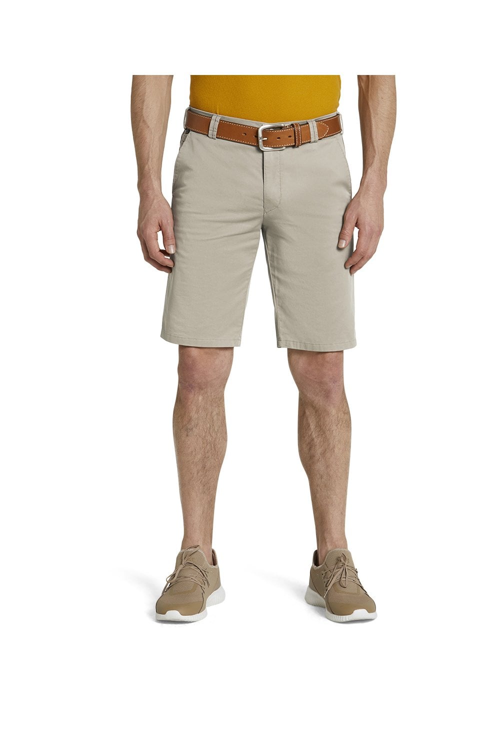 Meyer B-Palma Cotton Stretch Shorts - Stone