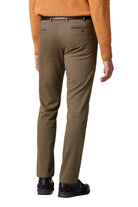 Meyer Chicago Canvas Look Stretch Chino Trousers - Stone