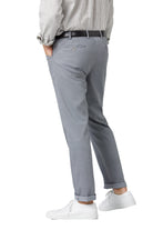 Meyer Chicago Cotton Stretch Chino Trousers - Light Grey